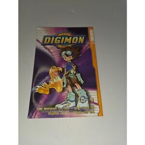 Digimon Volume 1 PB Book Yuen Wong Yu 1st Ed. Tokyopop Manga Digital Monsters